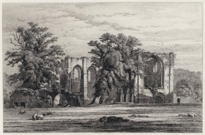 Furness Abtei von Robert Kent (after) Thomas