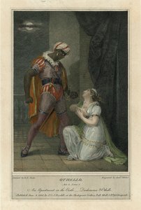 Illustration für Shakespeares Othello, Akt 4 Szene 2 von Robert Kerr (after) Porter