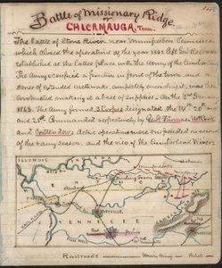 Schlacht von Missionary Ridge oder Chickamauga, Tennessee