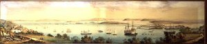 Ein Panoramablick auf die Bucht von Cork von Robert L. Stopford