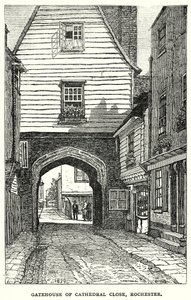 Torhaus der Kathedrale Close, Rochester
