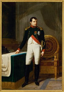 Kaiser Napoleon I als Oberst der Jäger zu Pferd der Garde von Robert Lefevre