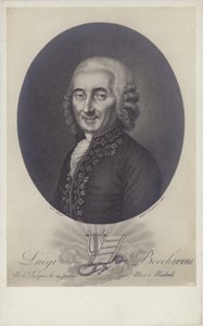 Luigi Boccherini, italienischer Komponist und Cellist (1743-1805) von Robert Lefevre