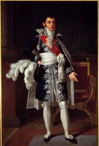 Porträt von Anne Jean Marie René Savary, Herzog von Rovigo (1774-1833), Minister der Generalpolizei. Gemälde von Robert Lefèvre (1755-1830) von Robert Lefevre