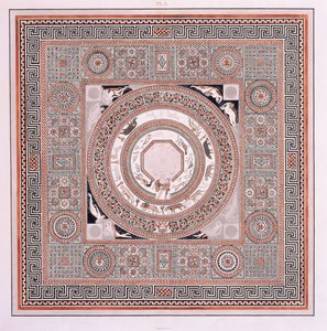 Das Große Mosaik: das Orpheus-Mosaik in der römischen Villa von Woodchester