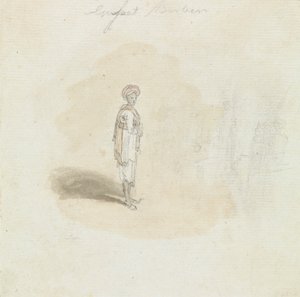 Stehender indischer Mann von Robert Mabon