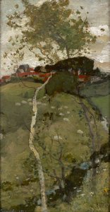 Dorf auf einem Hügel - Die Silberbirke von Robert Macaulay Stevenson