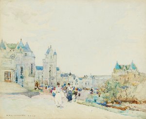 Promenade (Aquarell)
