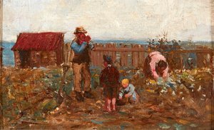 Arbeiten im Gemüsegarten von Robert McGregor