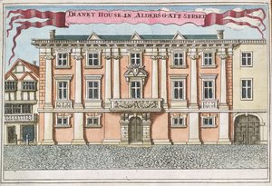 Thanet House in der Aldersgate Street, aus 