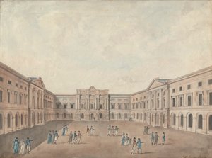 Entwurf für den Hof der Universität Edinburgh
