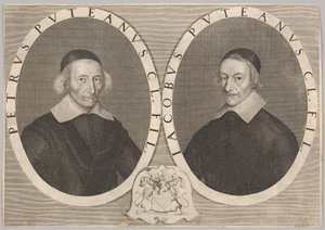 Doppelporträt von Pierre und Jacques Dupuy, ca. 1648-49 von Robert Nanteuil