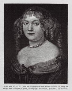 Madame de Sevigne, französische Schriftstellerin