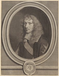 Porträt von Basile Fouquet von Robert Nanteuil