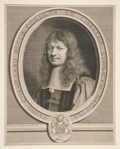 Porträt von Guy Chamillard, Rat des Königs und Leiter des Supplikenwesens von Robert Nanteuil