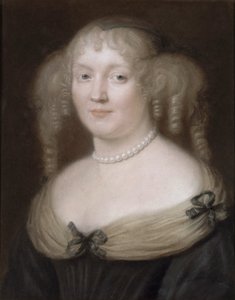 Porträt von Marie de Rabutin-Chantal, Marquise de Sévigné 1626-1696, ca. 1665 von Robert Nanteuil
