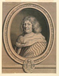Porträt des Marquis de Longveil von Robert Nanteuil
