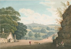 Wolverhampton - Fernansicht von Tettenhall: Aquarell, 1837