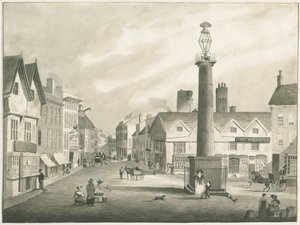 Wolverhampton - Marktplatz, undatiert [Mitte 19. Jh.] von Robert Noyes