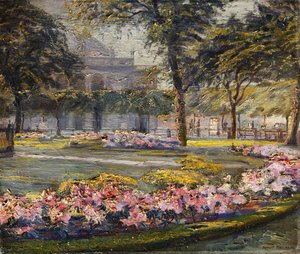 Kongens Nytorv mit dem Königlichen Theater, Kopenhagen von Robert Panitzsch