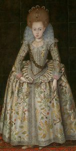 Prinzessin Elizabeth, spätere Königin von Böhmen von Robert Peake I