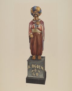 Zigarrenladenfigur von Robert Pohle