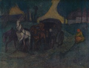 Eine Landstraße in Polen von Robert Polhill Bevan