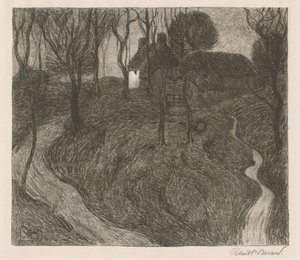 Ein einsamer Bauernhof [Hawkridge] von Robert Polhill Bevan