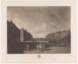 Ansicht von Queen Square in London von Robert Pollard (I)