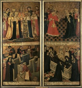 St. Etheldreda, die Äbtissin von Ely, ca. 1455 von Robert Pygot