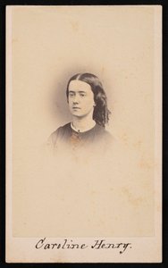 Porträt von Caroline Henry 1839-1920, zwischen 1860 und 1869