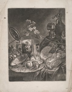 Stillleben mit Krug und Dessertschale von Robert Robinson