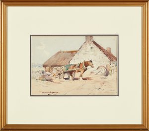 Pferd und Wagen von Robert Russell MacNee