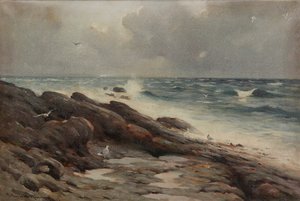Felsige Küste von Robert Russell MacNee