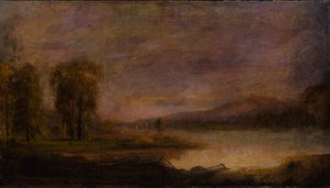 Landschaft mit See