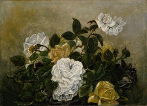 Rosen--Fantasie-Stillleben, Stillleben mit Rosen