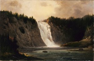 Wasserfall auf Mont-Morency