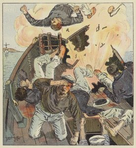 Das Boot unter dem Kommando von Leutnant Pell wird von einer Torpedo zerstört von Robert Salles