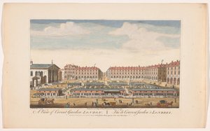 Ansicht des Covent Garden Market in London