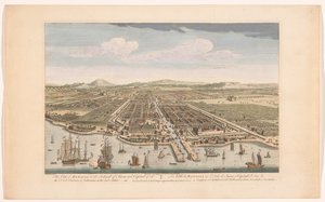 Ansicht der Stadt Batavia von Robert Sayer