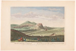 Ansicht der Stadt Edinburgh (Westansicht der Stadt Edinburgh) von Robert Sayer