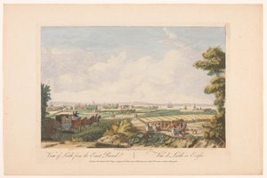 Blick auf die Stadt Leith