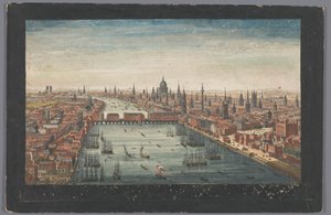 Blick auf die Stadt London