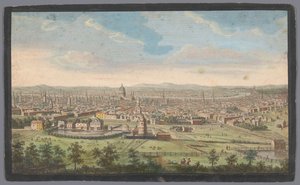 Gezicht op de stad Londen gezien vanaf de noordzijde von Robert Sayer