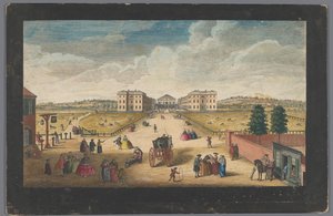 Ansicht des Foundling Hospital in London von Robert Sayer