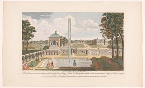 Blick auf das Schloss Moritzburg von Robert Sayer