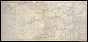Der Britische Kanal mit einem Teil des Atlantischen Ozeans und der Küste Irlands