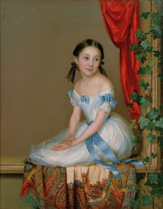 Mädchen mit einem Kaschmirschal (Porträt von Prinzessin Abamelek-Lazareva)