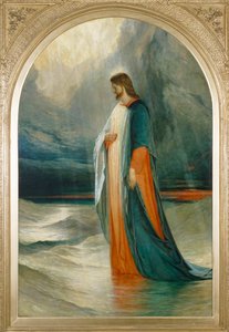 Jesus ging zu ihnen, auf dem Meer wandelnd, 19. Jahrhundert von Robert Scott Lauder