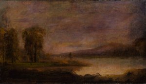 Landschaft mit See, 1864 von Robert Seldon Duncanson